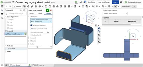 onshape sheet metal flat pattern|sheet metal bending drawing.